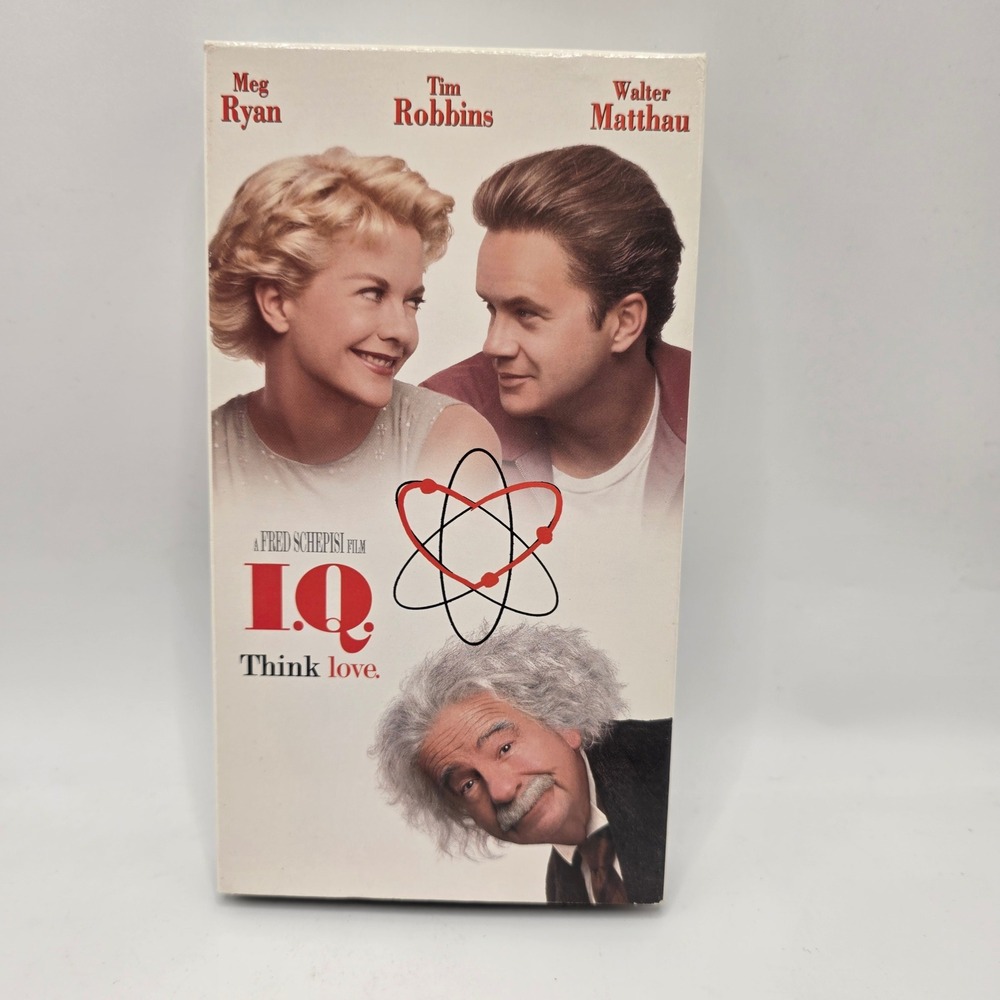 Paramount I.Q. VHS Movie Meg Ryan Tim Robbins Walter Matthau 1994 Rom-Com‎
